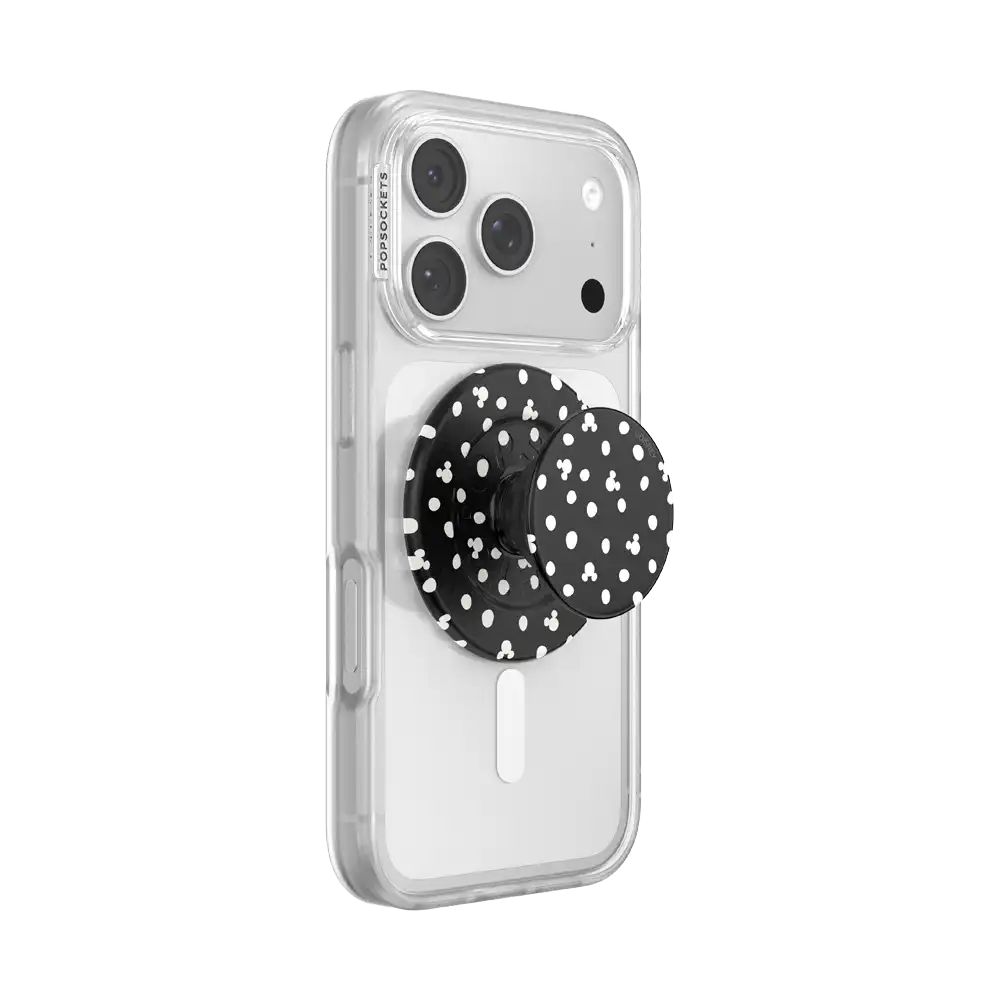 Plush Mickey Black — MagSafe PopGrip