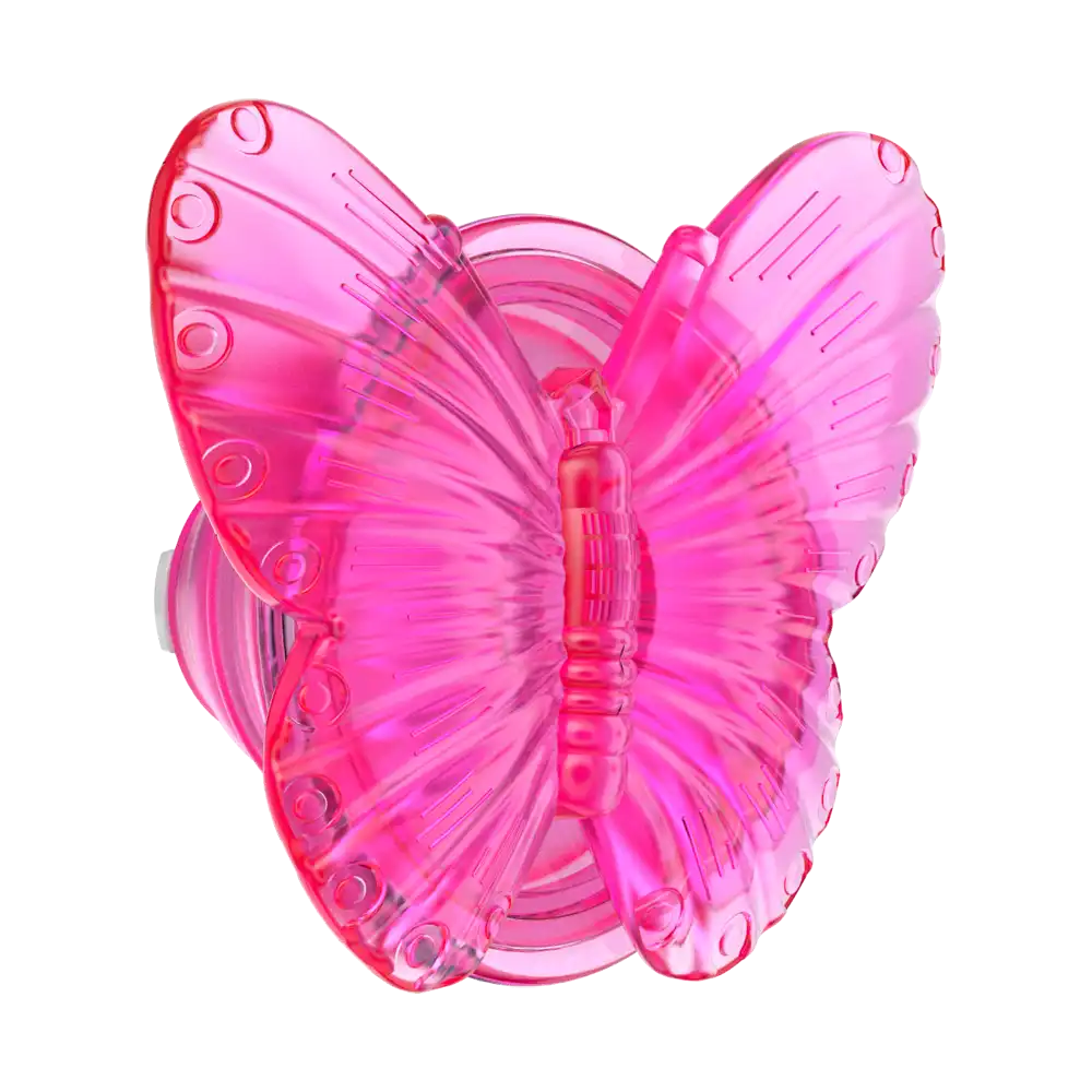 Molded Butterfly Magenta — MagSafe PopGrip