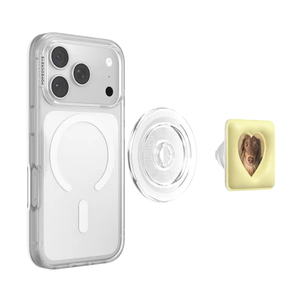 Yellow Photo Frame — MagSafe PopGrip