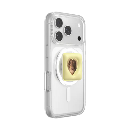 Yellow Photo Frame — MagSafe PopGrip