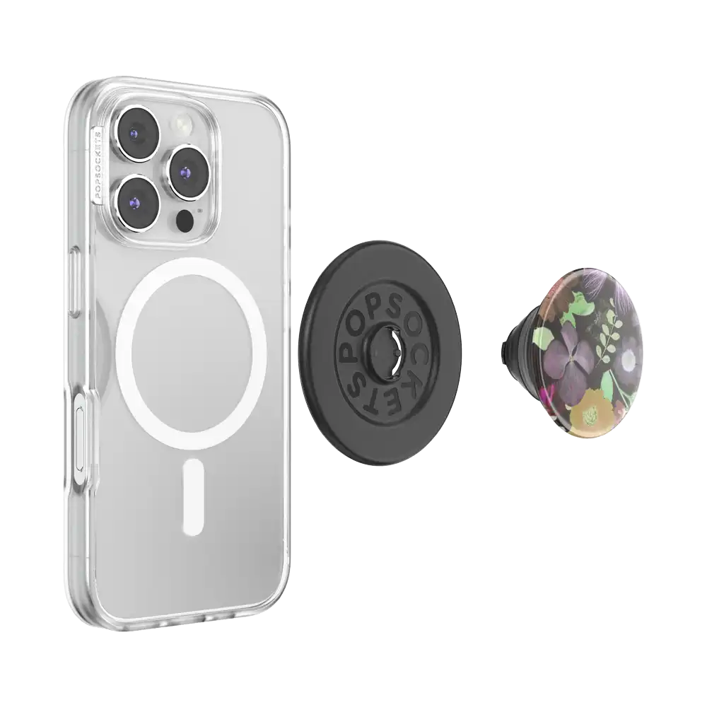 Pressed Flower After Dark — MagSafe PopGrip