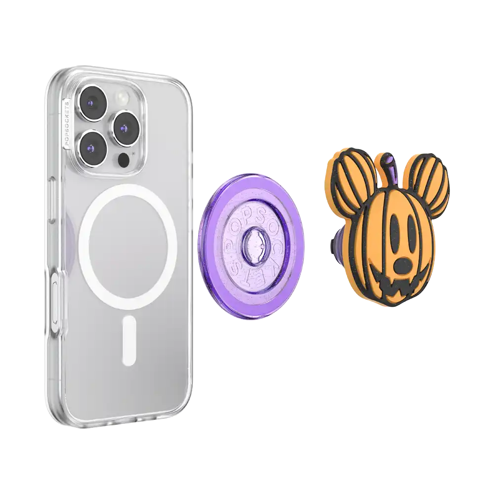 PopOut Pumpkin Minnie Mouse Purple— MagSafe PopGrip