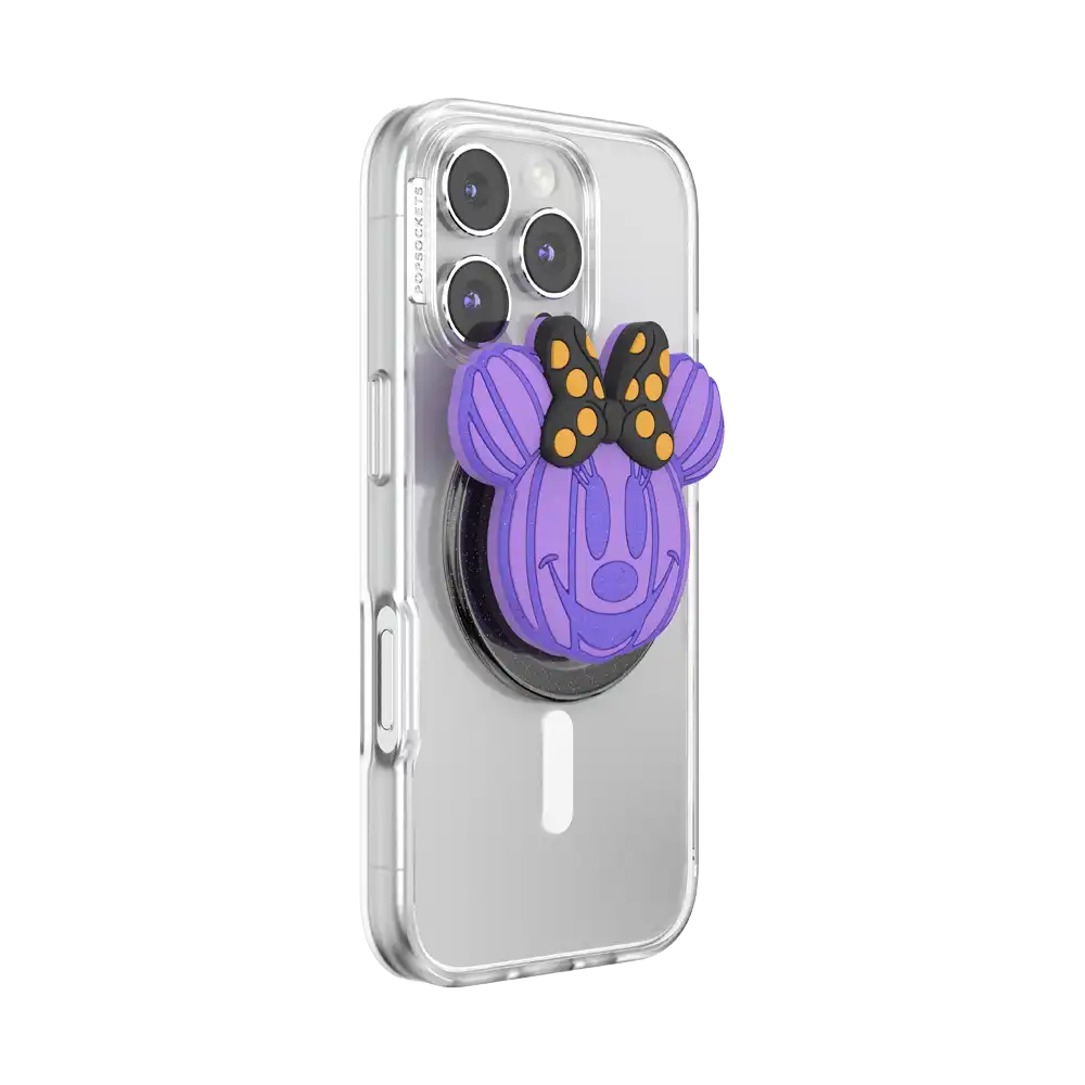 PopOut Pumpkin Minnie Mouse Purple— MagSafe PopGrip
