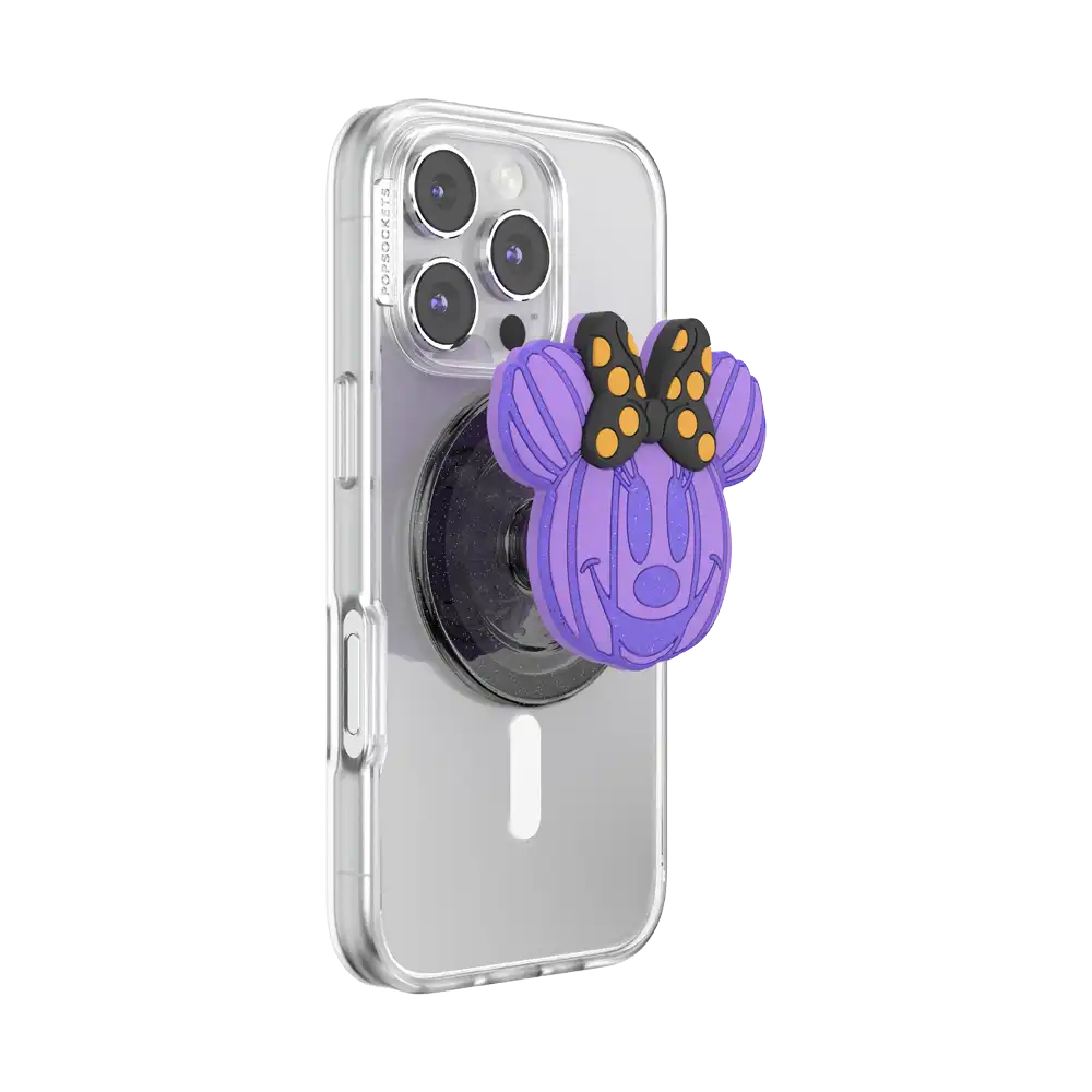 PopOut Pumpkin Minnie Mouse Purple— MagSafe PopGrip