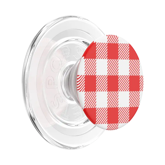 Red Gingham — MagSafe PopGrip