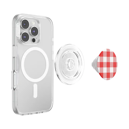 Red Gingham — MagSafe PopGrip