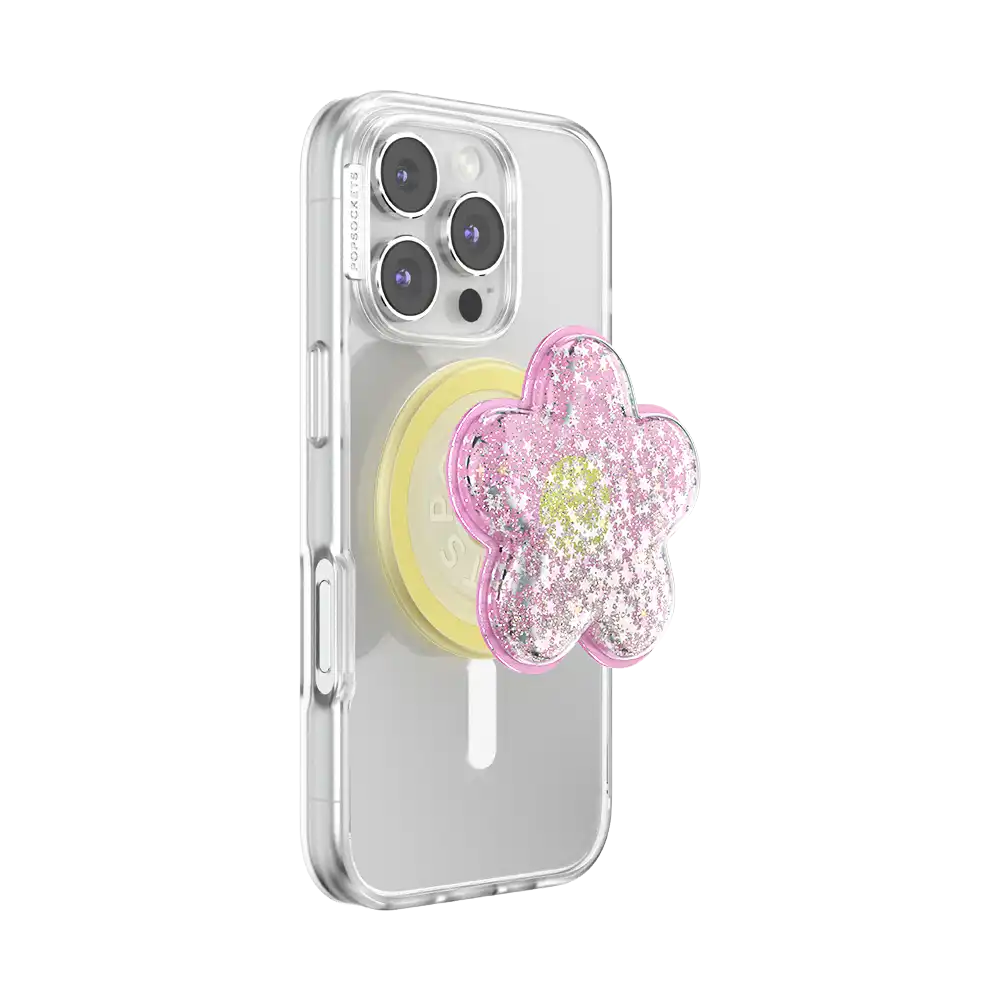 Tidepool Squishy Daisy Pink — MagSafe PopGrip