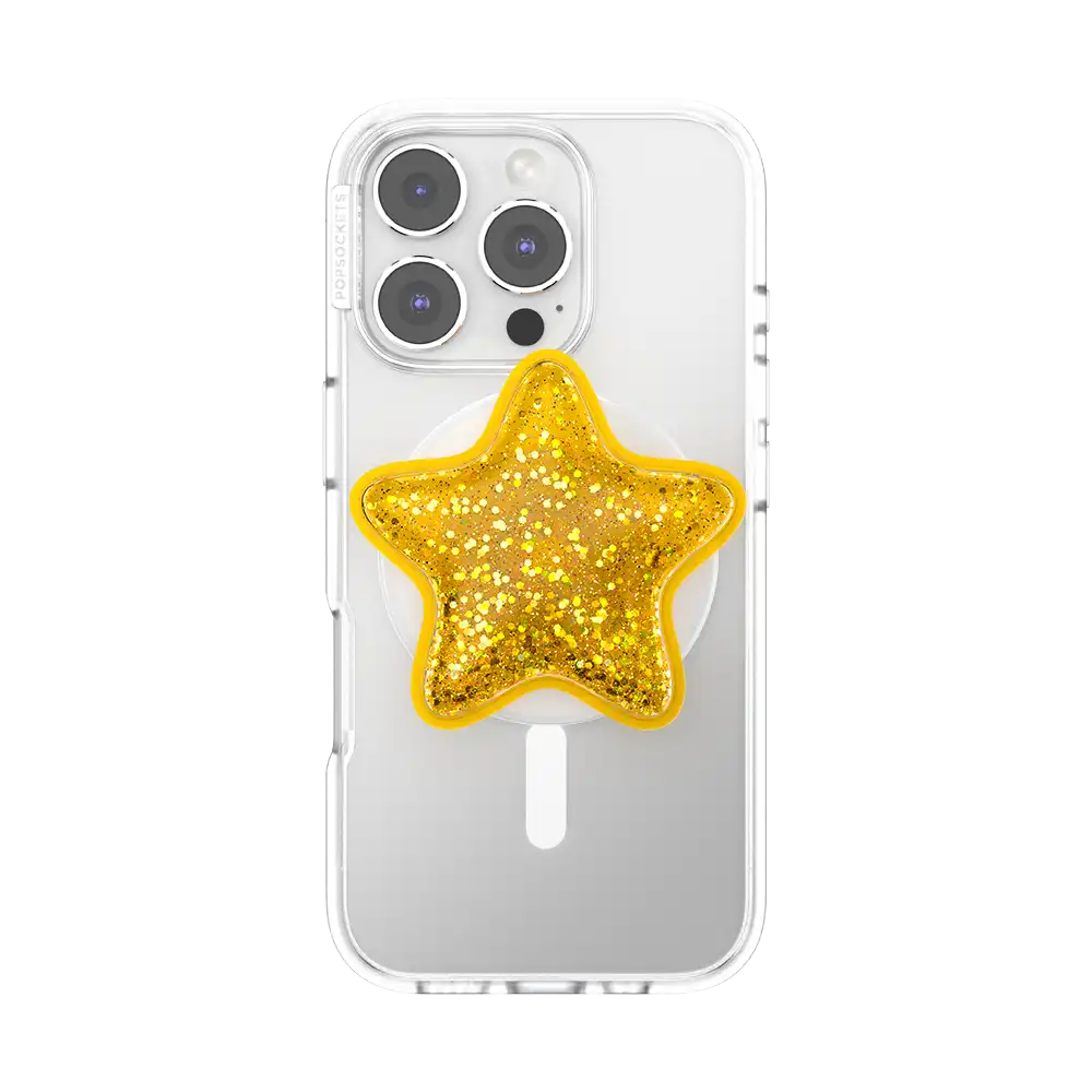 Tidepool Squishy Star Gold — MagSafe PopGrip