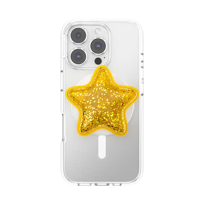Tidepool Squishy Star Gold — MagSafe PopGrip