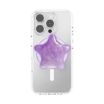 Tidepool Squishy Star Lavender Fog — MagSafe PopGrip