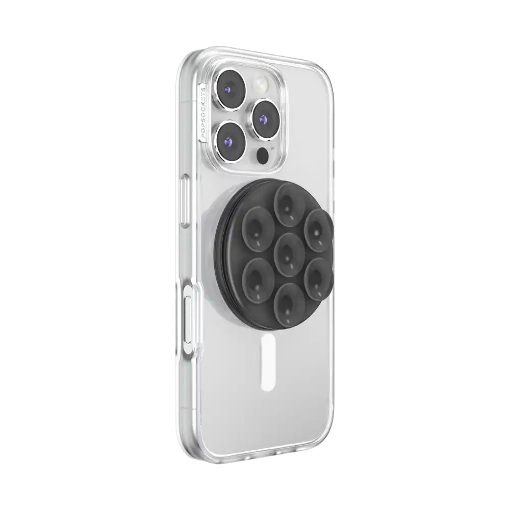 Translucent Black — MagSafe Suck-Up Grip & Mount