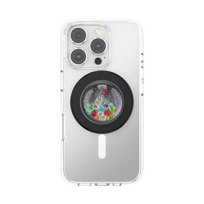 Tidepool Globe Rainbow Jackpot — MagSafe PopGrip