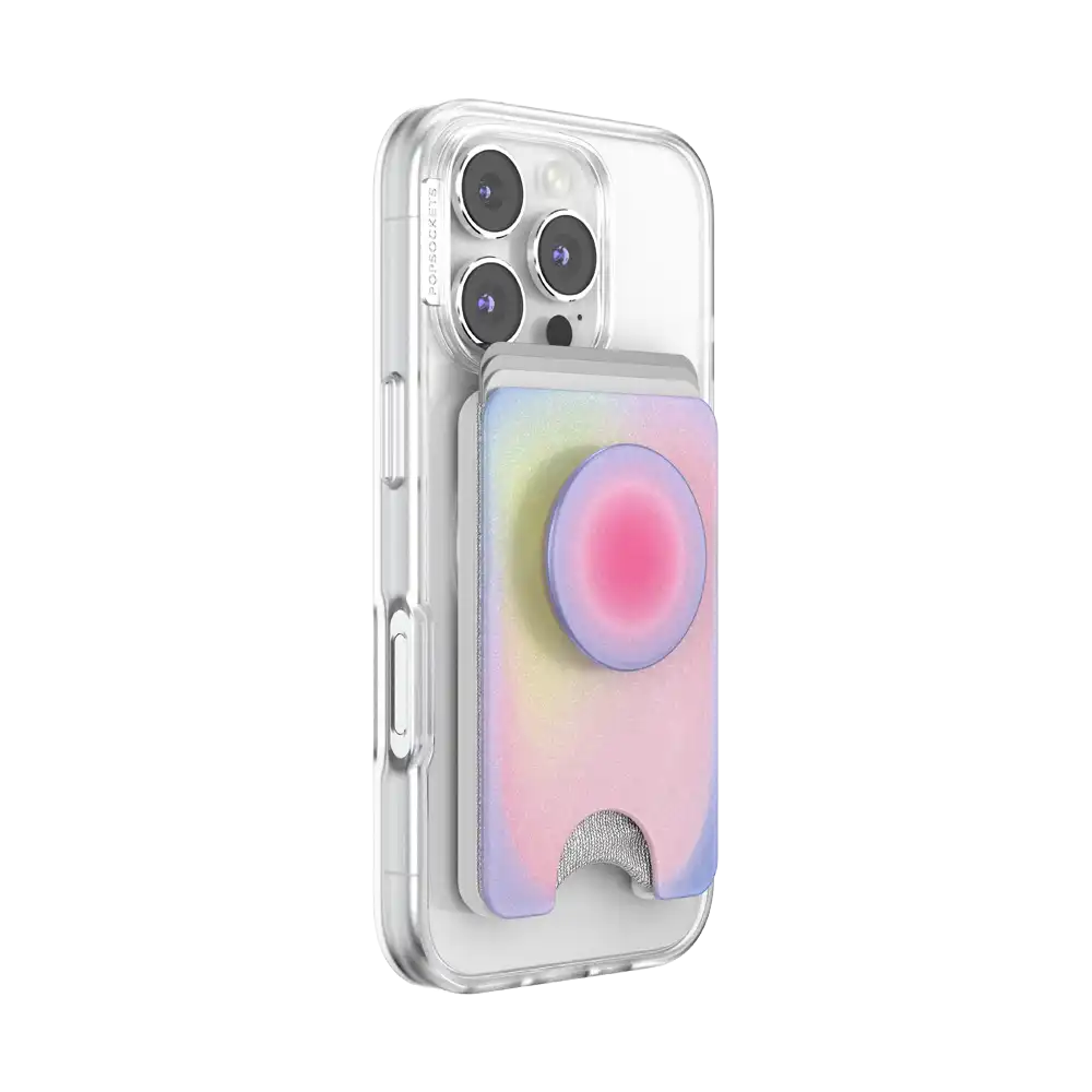 Aura — MagSafe Kick-Out PopWallet+ & Stand