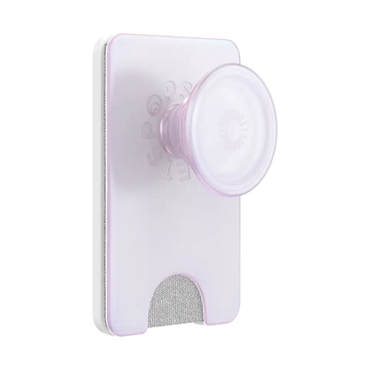 Opalescent White — MagSafe Kick-Out PopWallet+ & Stand