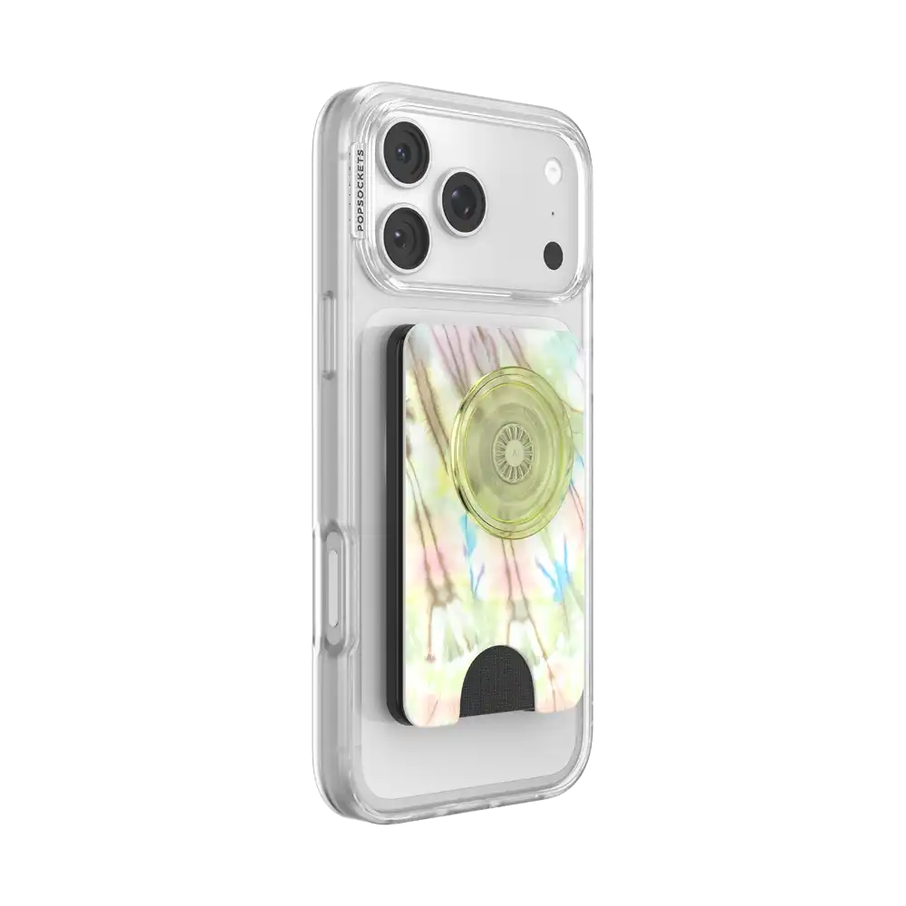 Coastal Tie-Dye Green — MagSafe PopWallet+