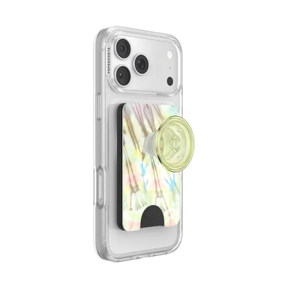 Coastal Tie-Dye Green — MagSafe PopWallet+