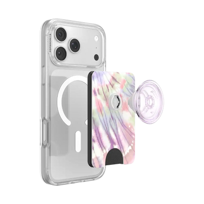 Coastal Tie-Dye Green — MagSafe PopWallet+