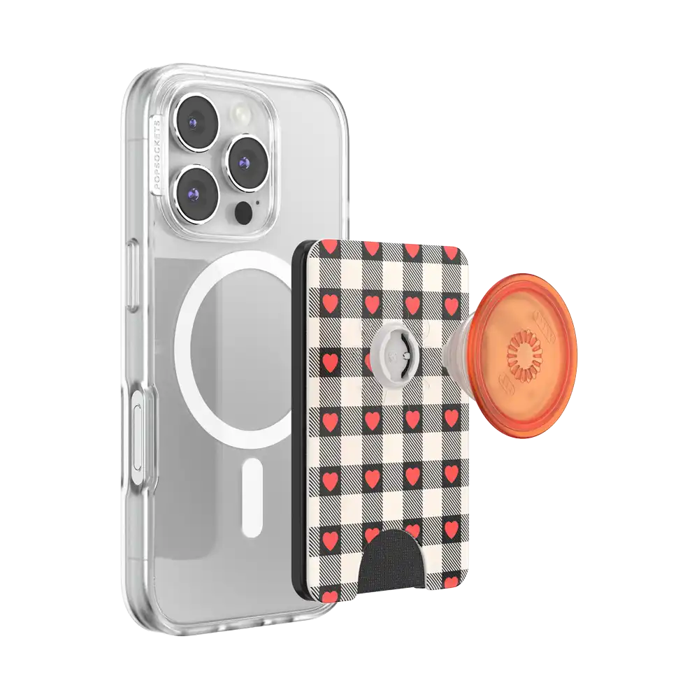 Licorice Dot — MagSafe PopWallet+
