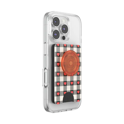 Licorice Dot — MagSafe PopWallet+
