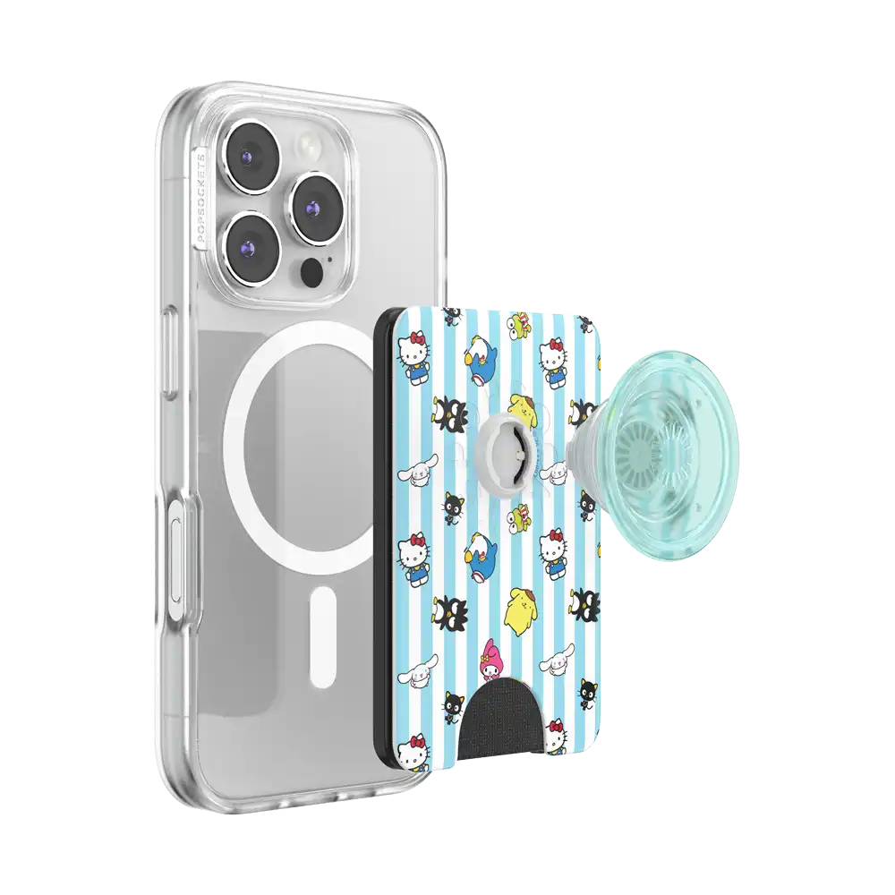 Hello Kitty and Friends Stripe — MagSafe PopWallet+