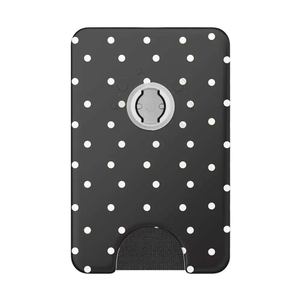 Licorice Dot — MagSafe PopWallet+