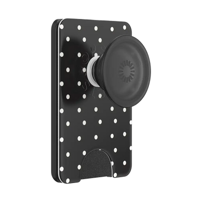 Licorice Dot — MagSafe PopWallet+