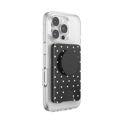 Licorice Dot — MagSafe PopWallet+