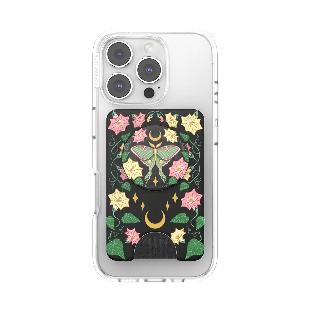 Moon Flower — MagSafe PopWallet+