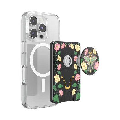 Moon Flower — MagSafe PopWallet+
