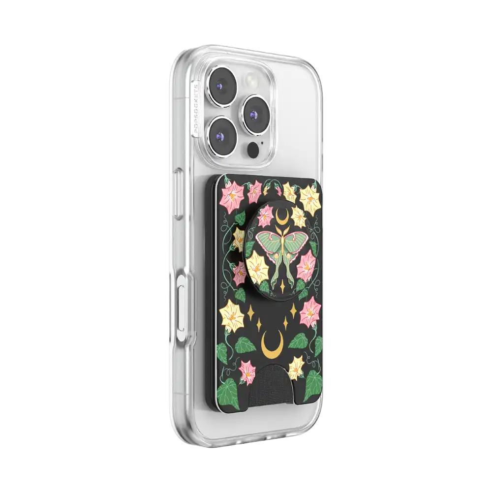 Moon Flower — MagSafe PopWallet+