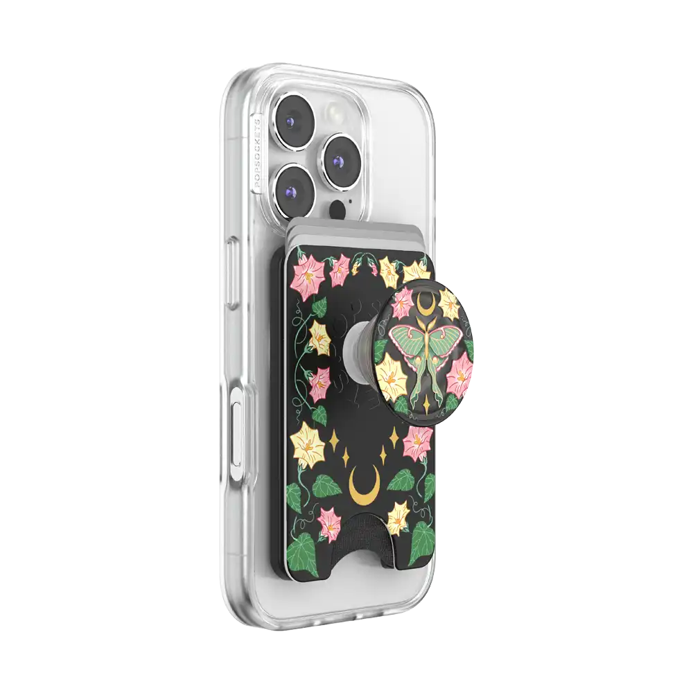 Moon Flower — MagSafe PopWallet+