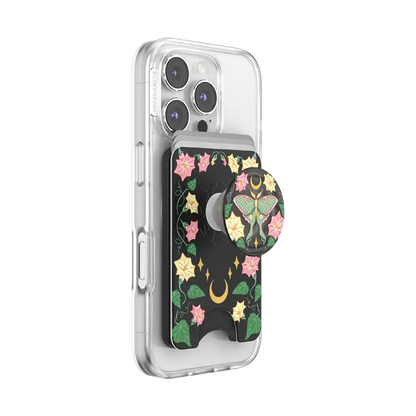 Moon Flower — MagSafe PopWallet+