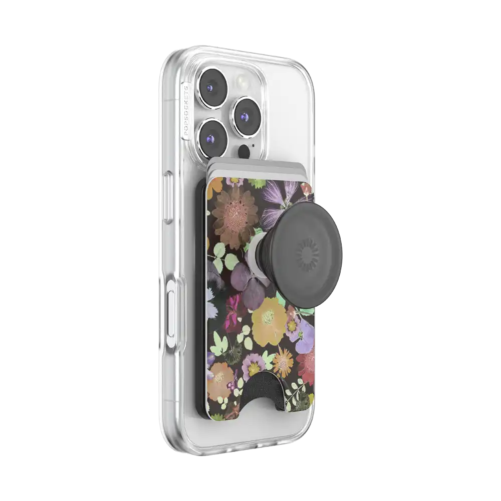 Pressed Flower After Dark — MagSafe PopWallet+