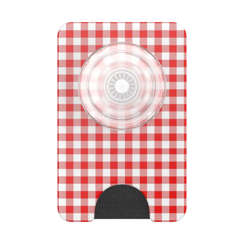 Red Gingham — MagSafe PopWallet+