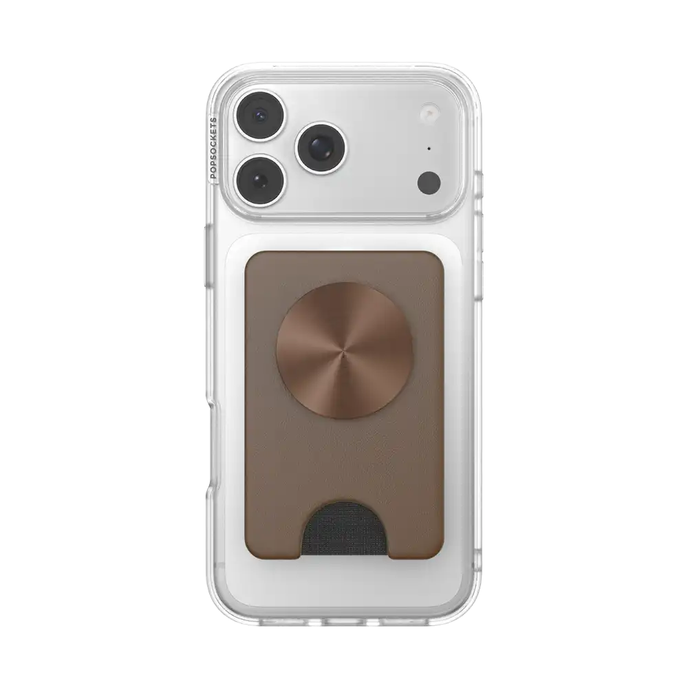 Cocoa Radial — MagSafe Kick-Out PopWallet+ & Stand