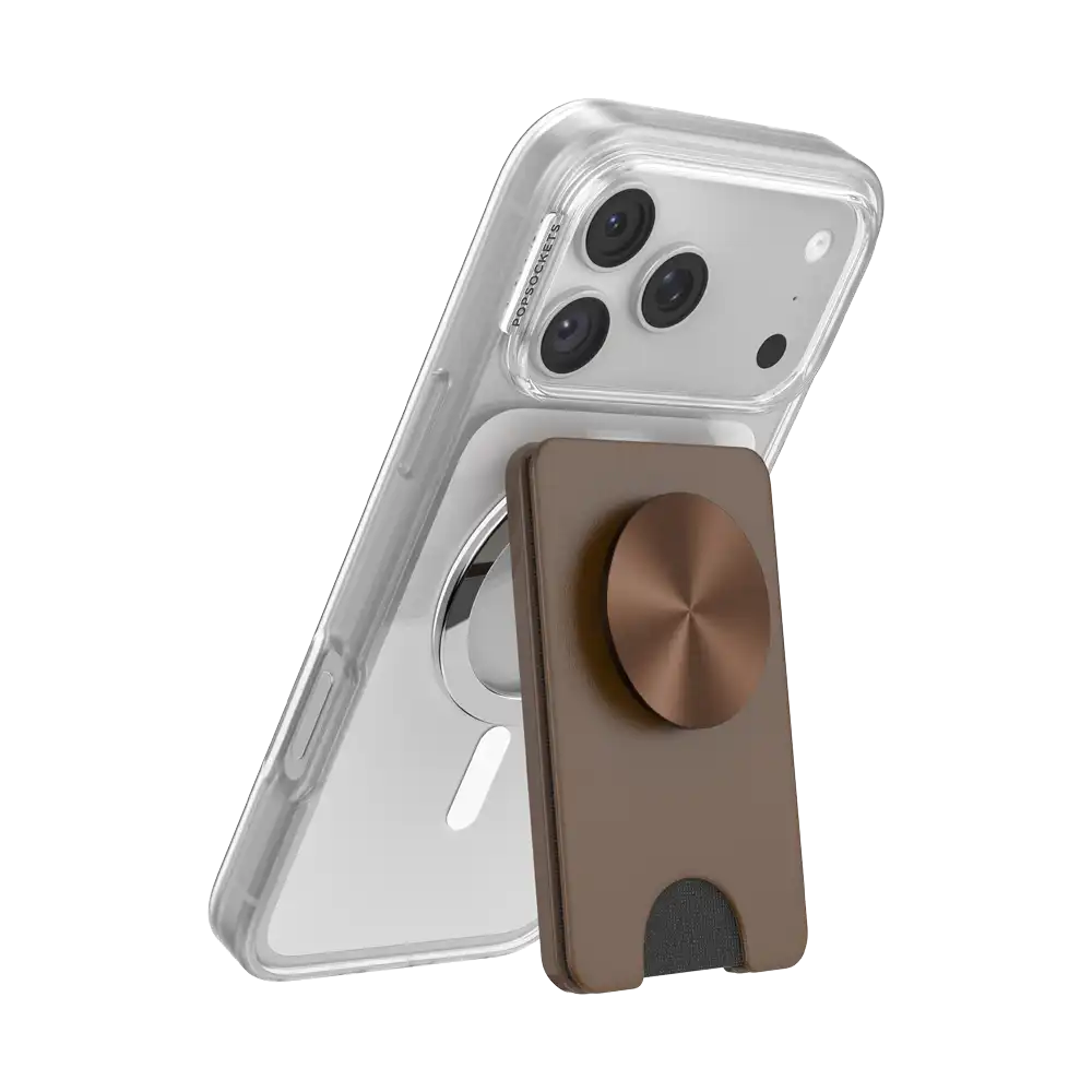 Opalescent White — MagSafe Kick-Out PopWallet+ & Stand