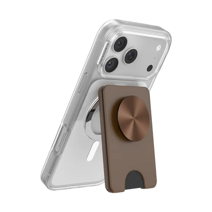 Fuchsia Radial — MagSafe Kick-Out PopWallet+ & Stand