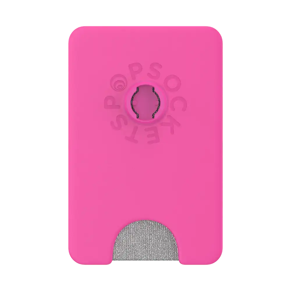 Fuchsia Radial — MagSafe Kick-Out PopWallet+ & Stand