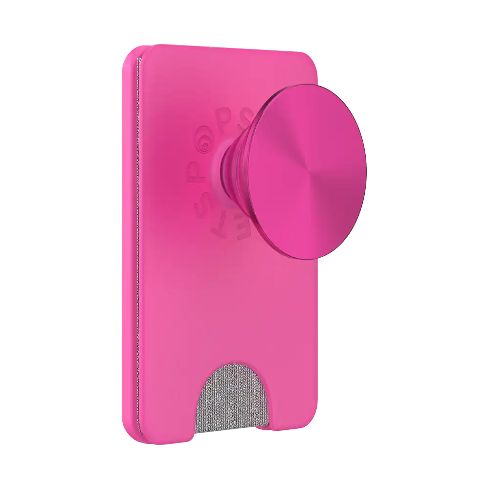 Fuchsia Radial — MagSafe Kick-Out PopWallet+ & Stand