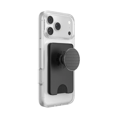 Knurl Black — MagSafe Kick-Out PopWallet+ & Stand