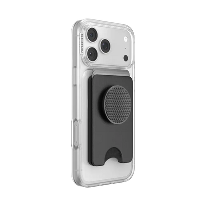 Knurl Black — MagSafe Kick-Out PopWallet+ & Stand