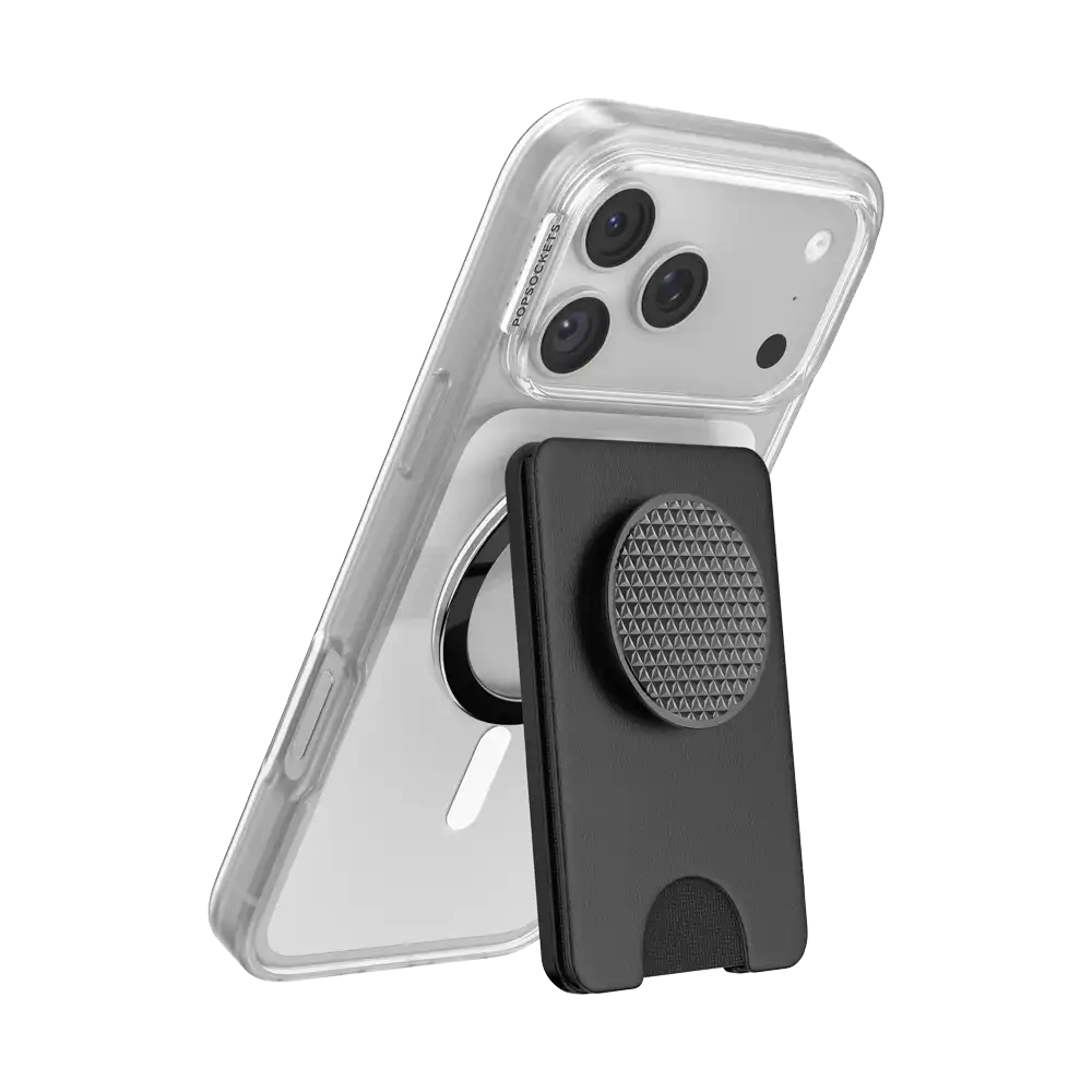 Black — MagSafe Kick-Out PopWallet+ & Stand