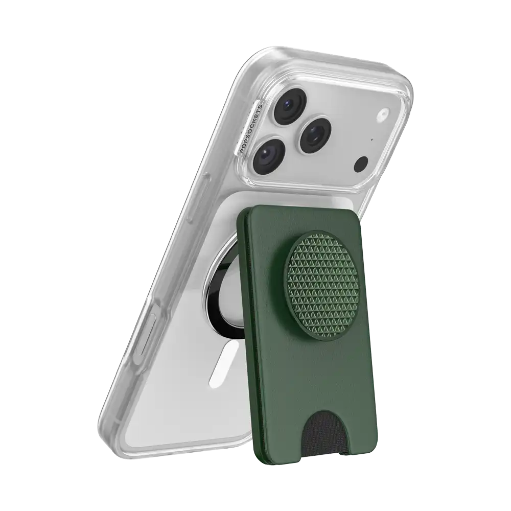 Cocoa Radial — MagSafe Kick-Out PopWallet+ & Stand