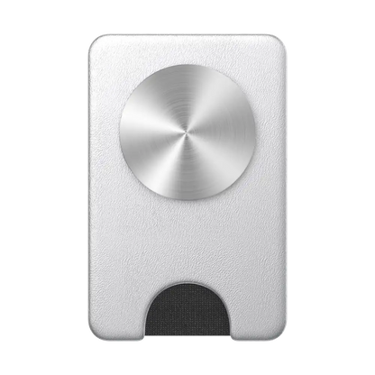 Silver Radial — MagSafe Kick-Out PopWallet+ & Stand