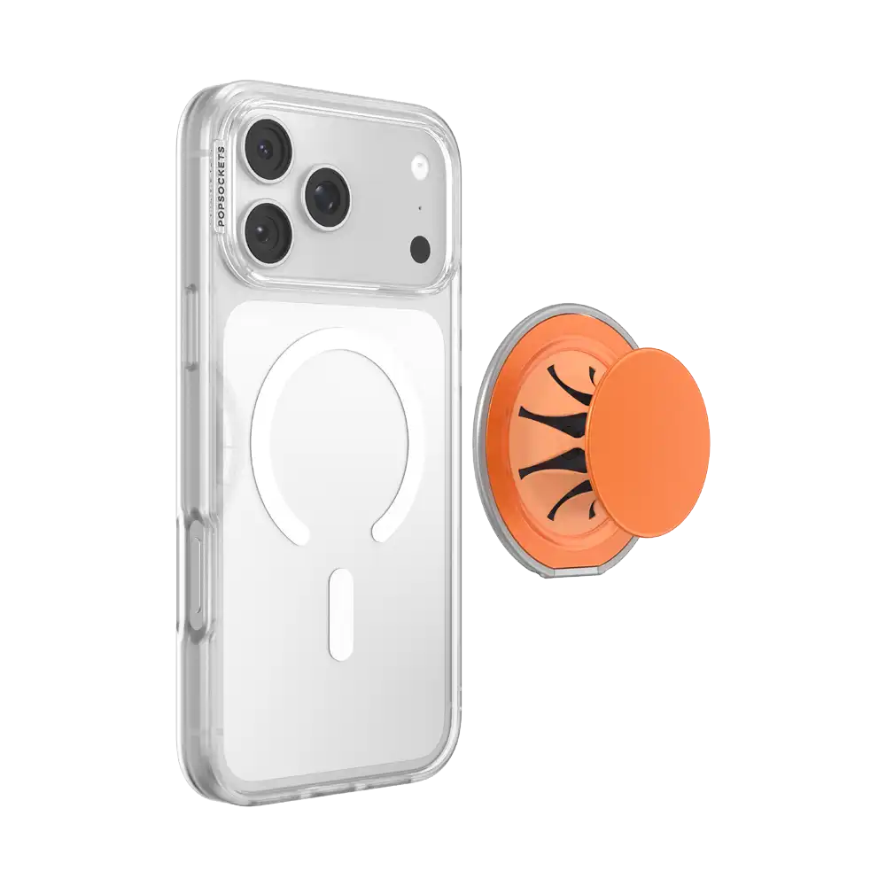 Orange — MagSafe Low-Pro Grip & Stand