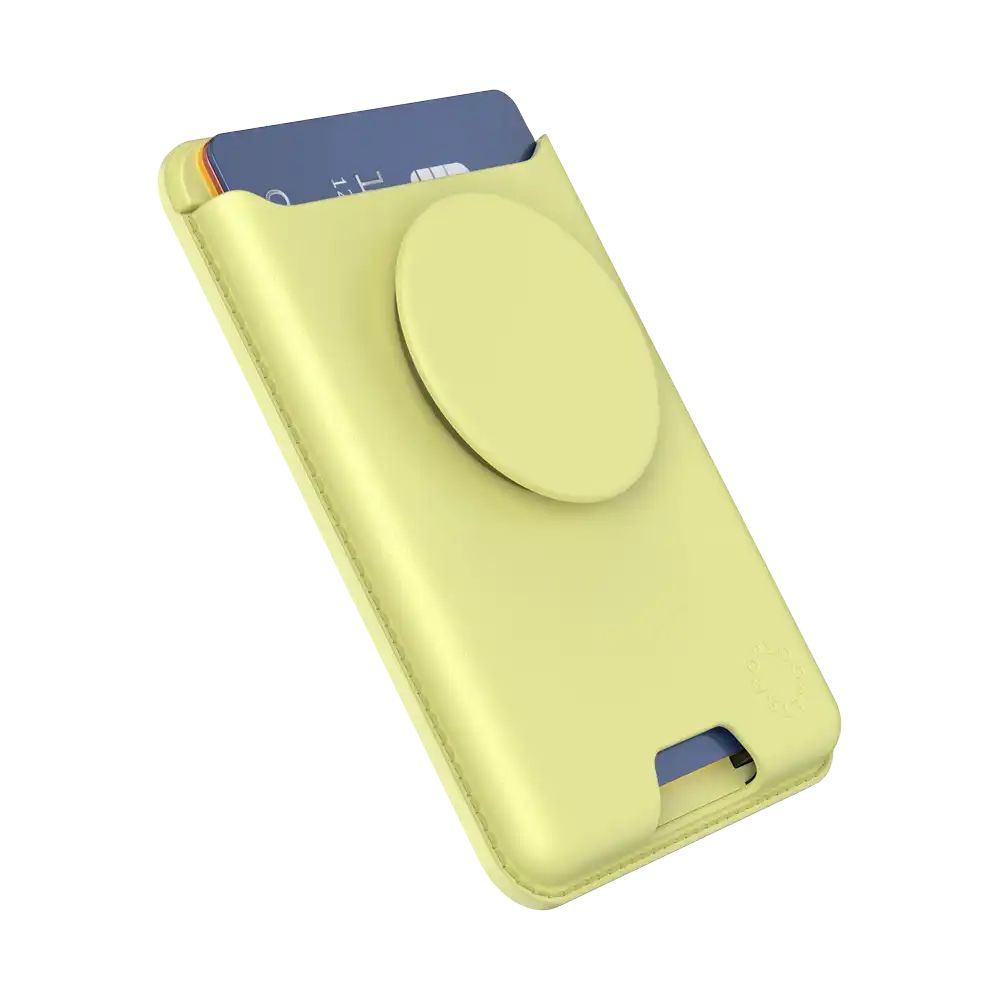 Butter Yellow — Softgoods MagSafe PopWallet+
