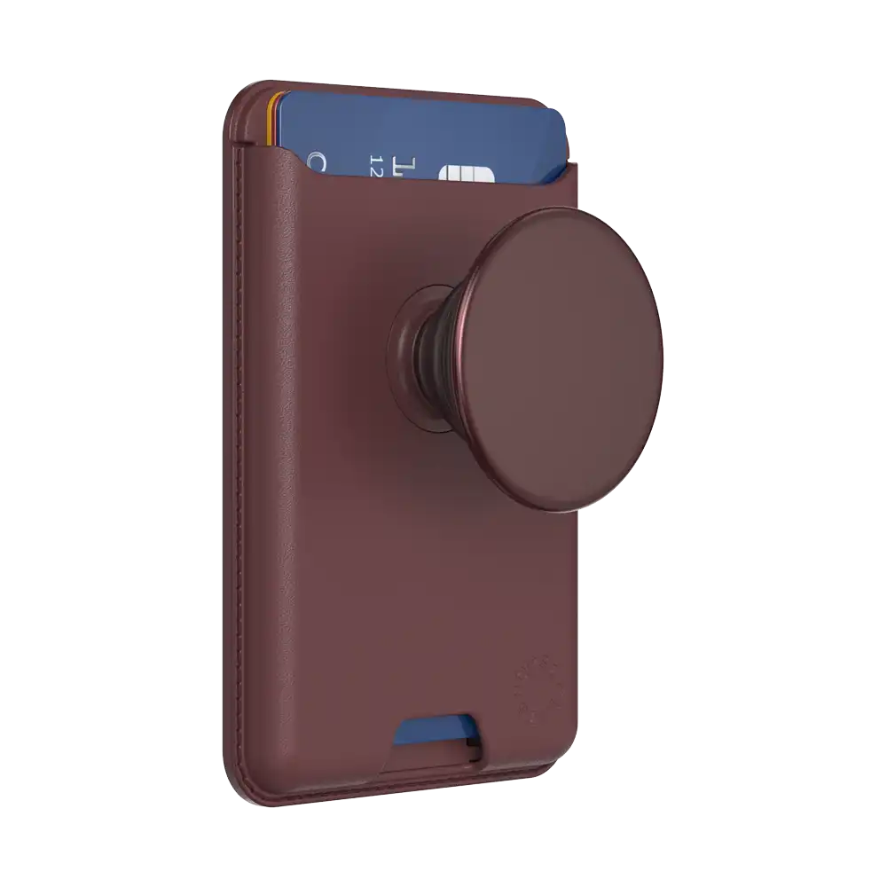 Aluminum Oxblood — Softgoods MagSafe PopWallet+