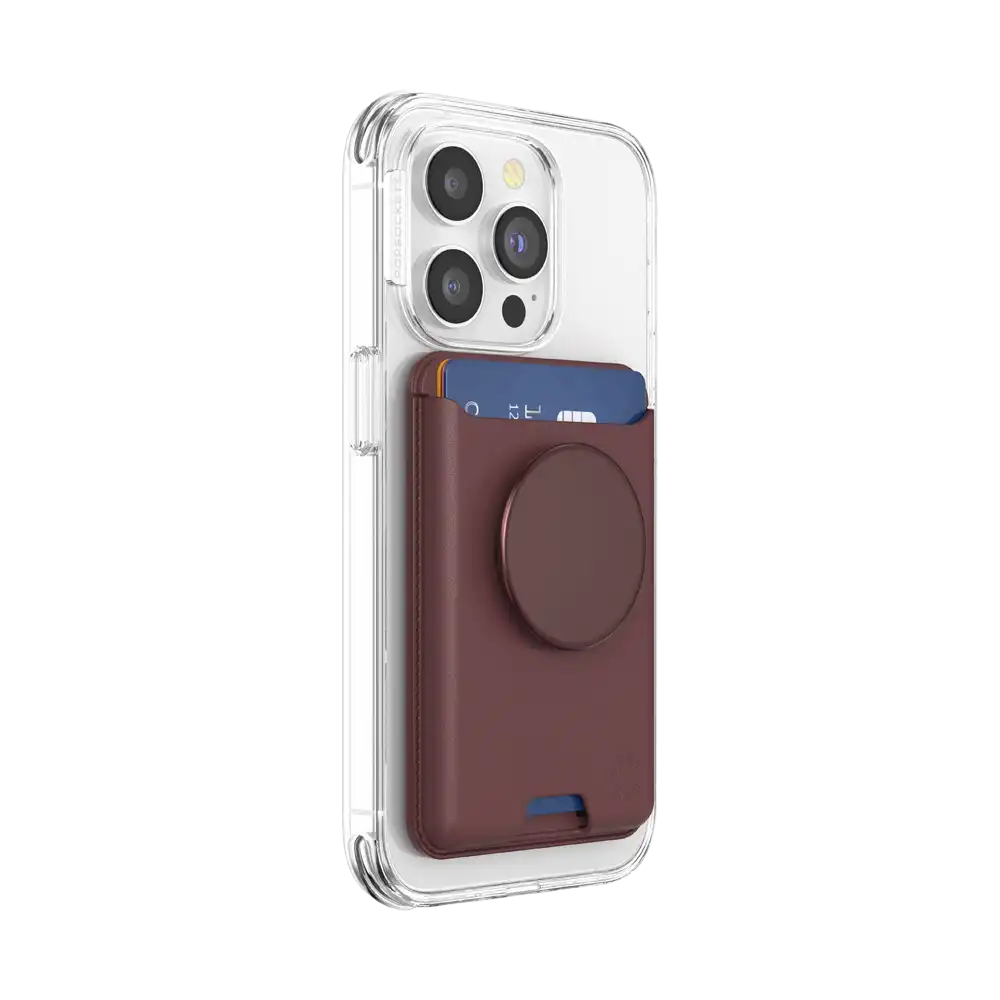 Aluminum Oxblood — Softgoods MagSafe PopWallet+