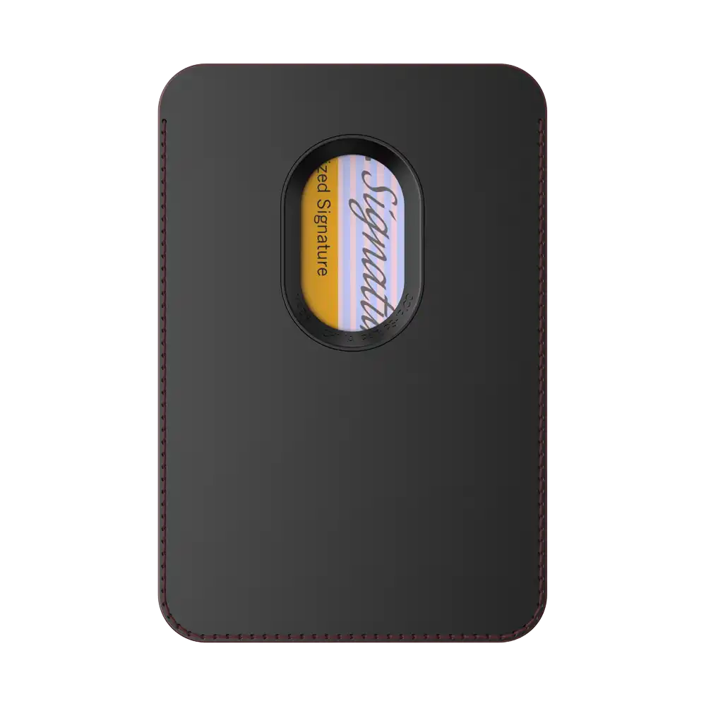 Aluminum Oxblood — Softgoods MagSafe PopWallet+