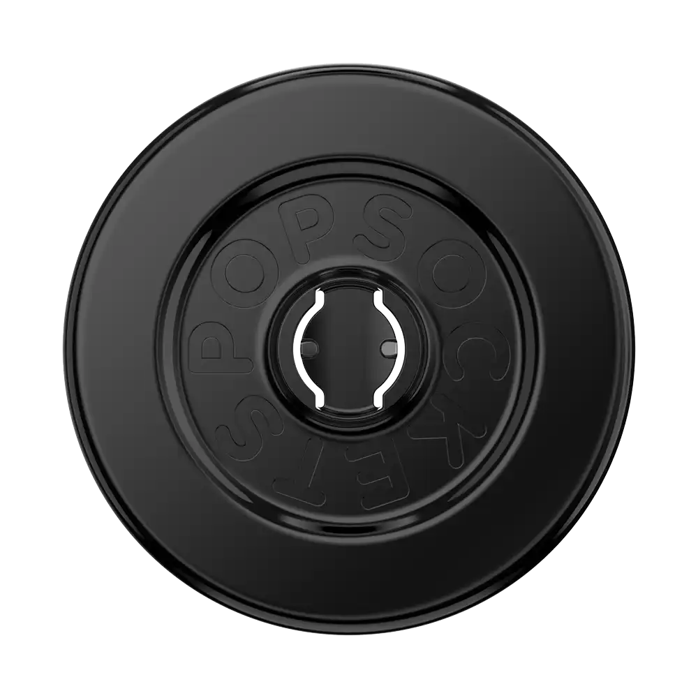 Glossy Black — MagSafe Round Base